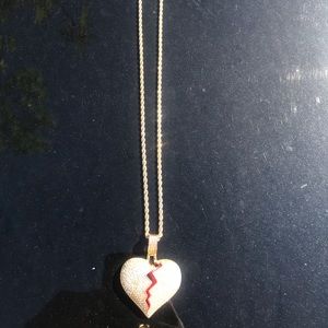 Broken Heart Pendant